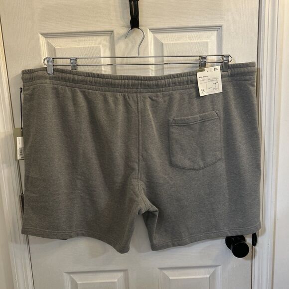 NWT Goodfellow & Co Men’s Big & Tall Knit Shorts Size 5XL, Light Gray - Picture 2 of 16